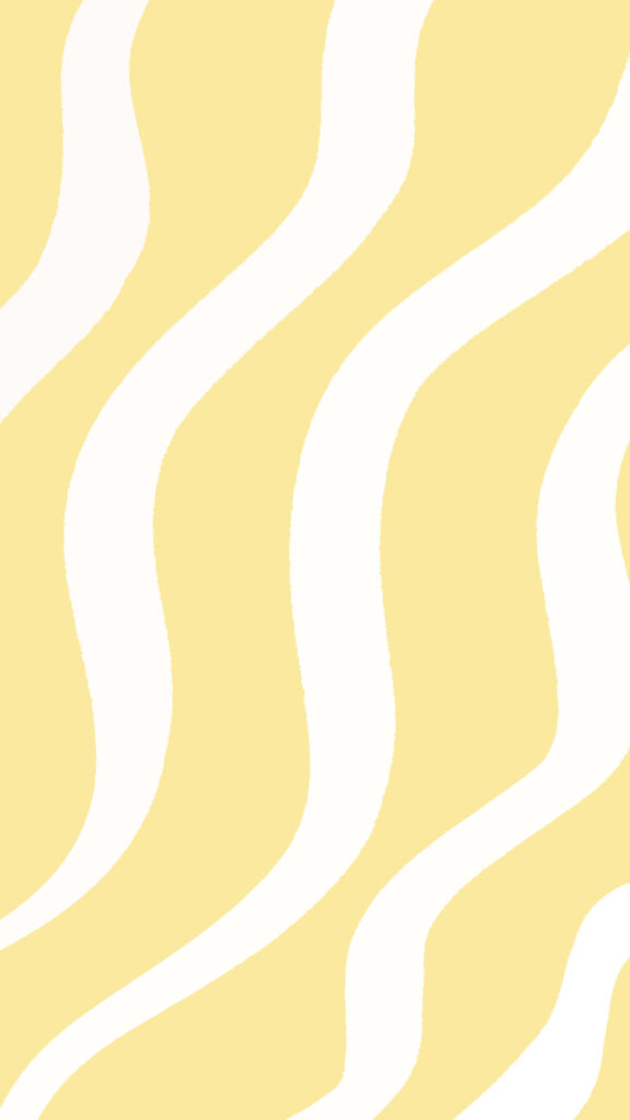 Minimalist Abstract Yellow Wallpaper with Gentle Wavy Lines
