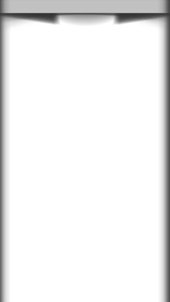 Minimalist abstract wallpaper with white center and soft dark gradient shadows for mobile devices