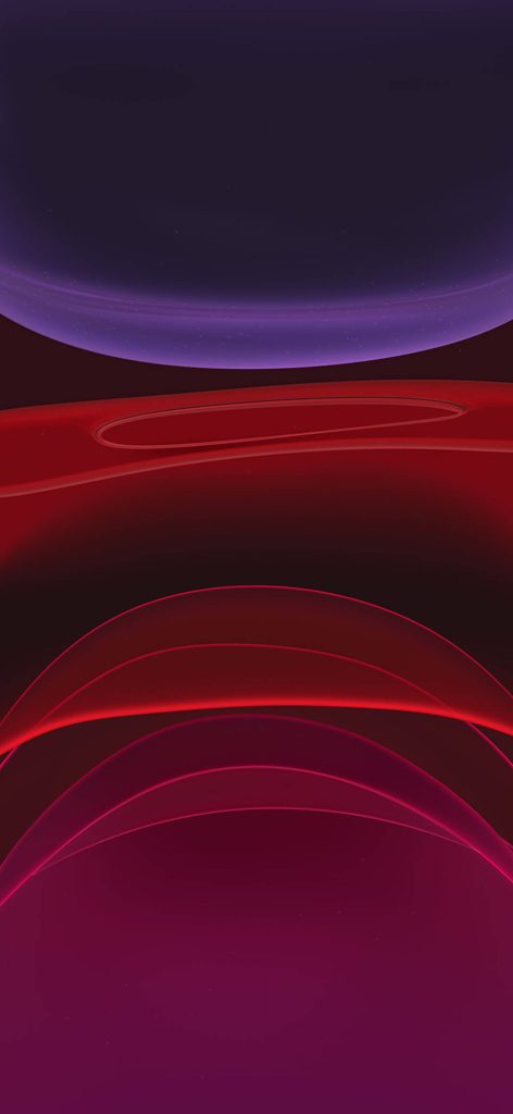 Apple iPhone 11 wallpaper abstract deep red and purple fluid curves minimalist dark background