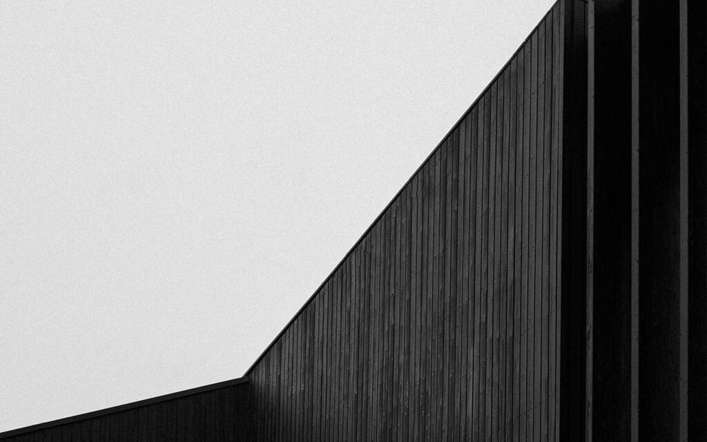 Modern Minimalist Wallpaper: Dark Wood & Geometric Design Background