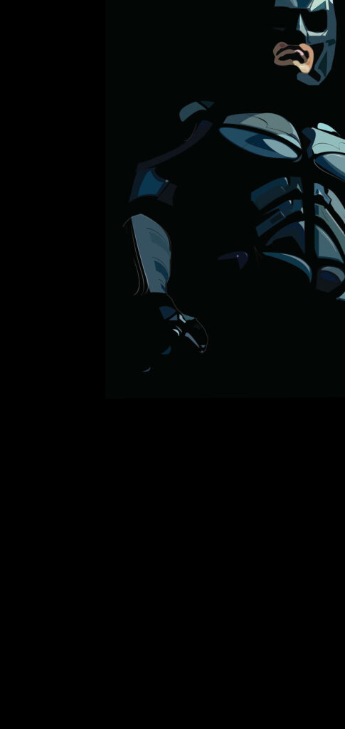 Minimalist Batman Wallpaper for Samsung S10 - Dark Knight Art
