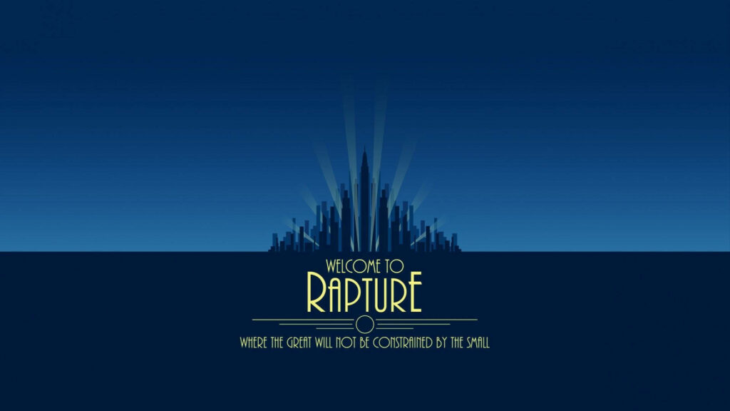 Minimalist BioShock Rapture Wallpaper: Welcome to Underwater City