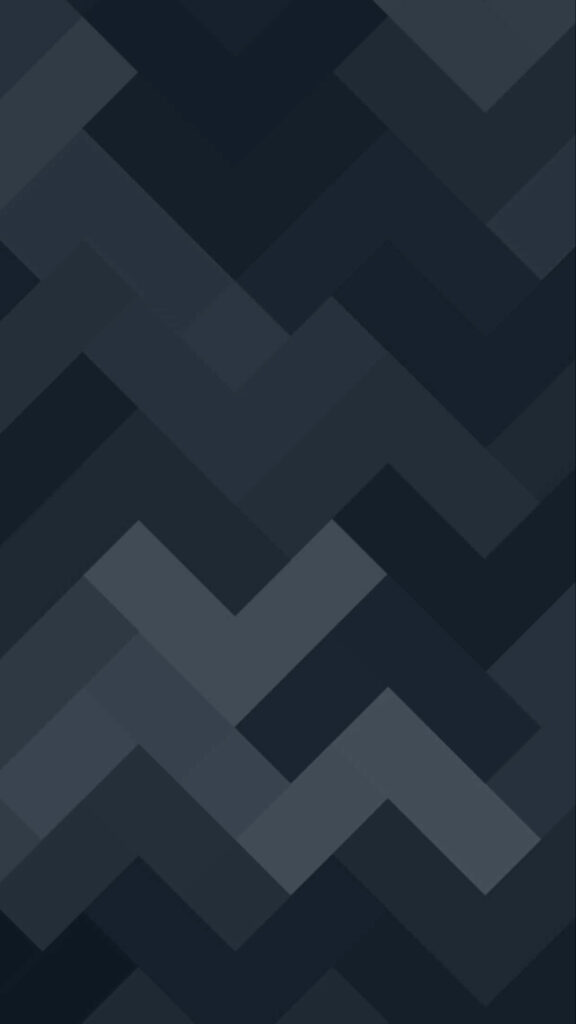 Sleek Black Geometric iPhone Wallpaper with Modern Zigzag Design