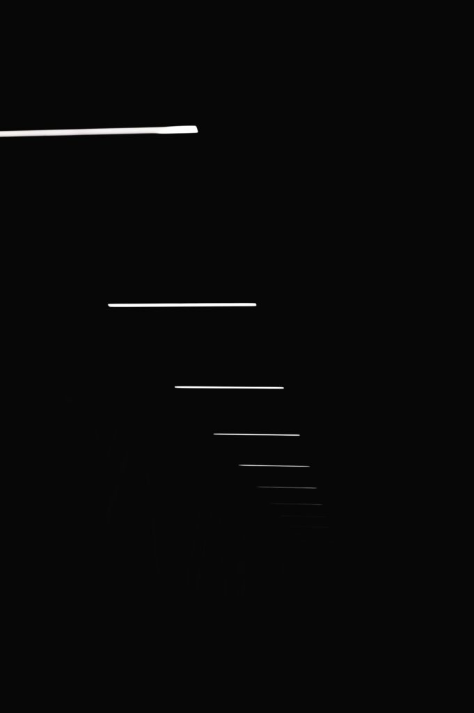 Stunning Minimalist Black Wallpaper with Linear Light Effects