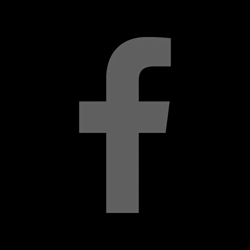 Minimalist Black and White Facebook Logo Wallpaper | Modern Tech Background