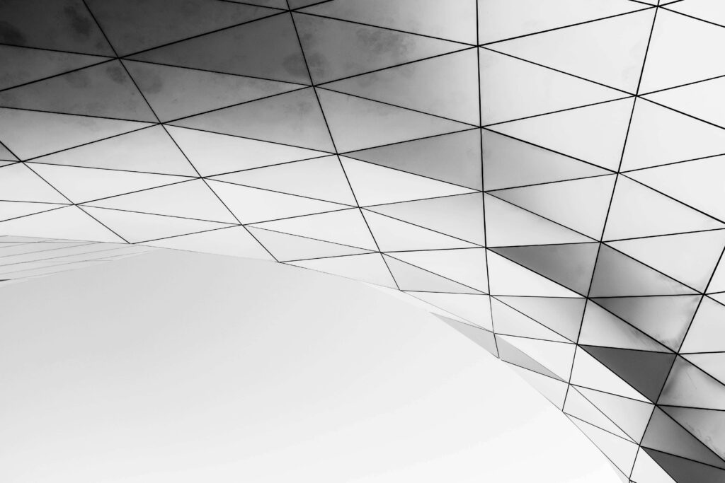 Minimalist Black and White Geometric Wallpaper - Elegant Background