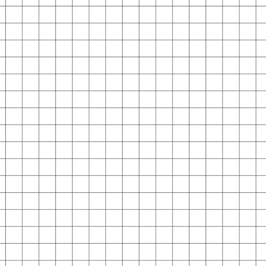 Minimalist black and white grid wallpaper with crisp graph paper pattern for clean modern desktop