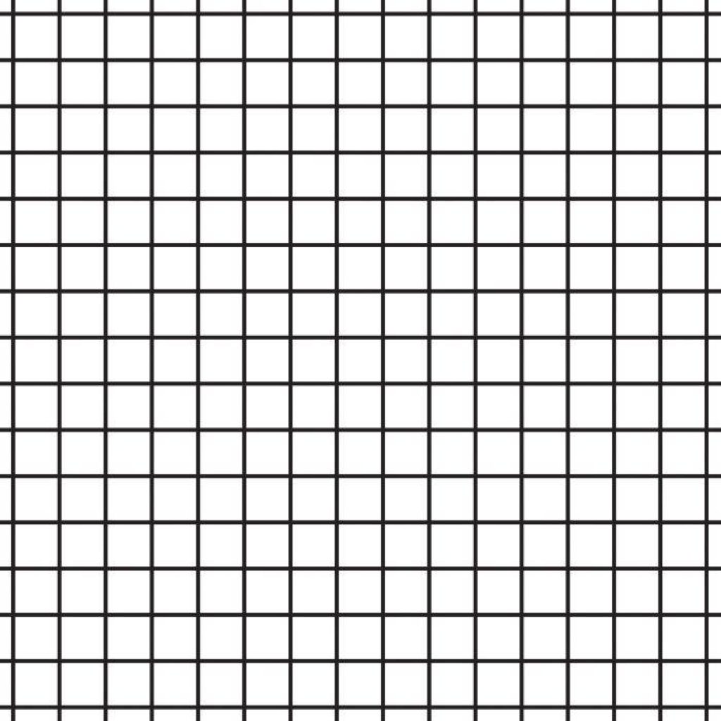 Minimalist black and white grid wallpaper with thin lines forming perfect squares background