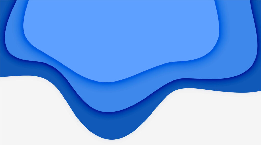 Minimalist Blue Abstract Geometric Wallpaper - Modern Fluid Design