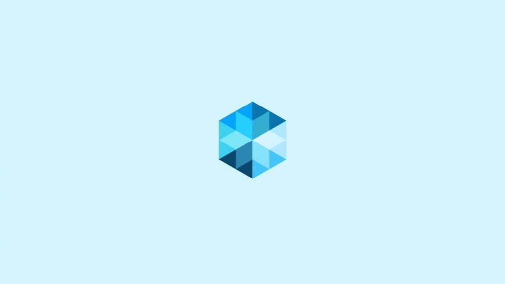 Minimalist Blue Geometric Wallpaper for a Modern Background