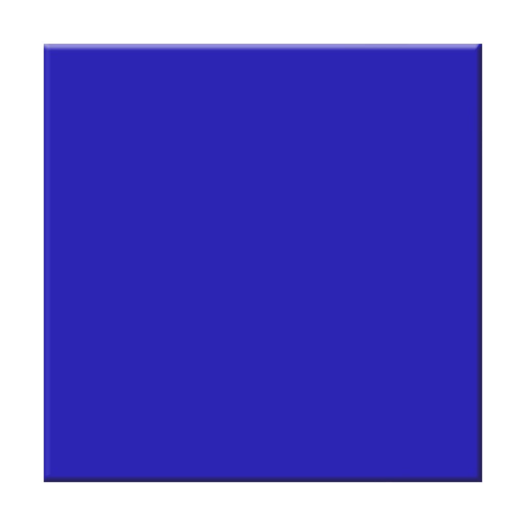 Minimalist blue square tile on white background modern sleek geometric wallpaper design