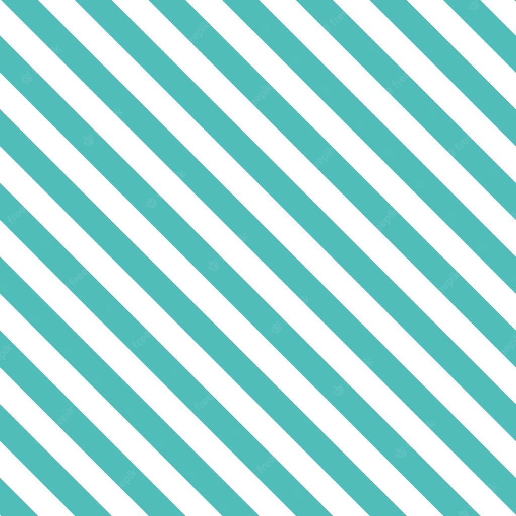 Minimalist wallpaper with bold diagonal stripes in light blue teal and white geometric pattern