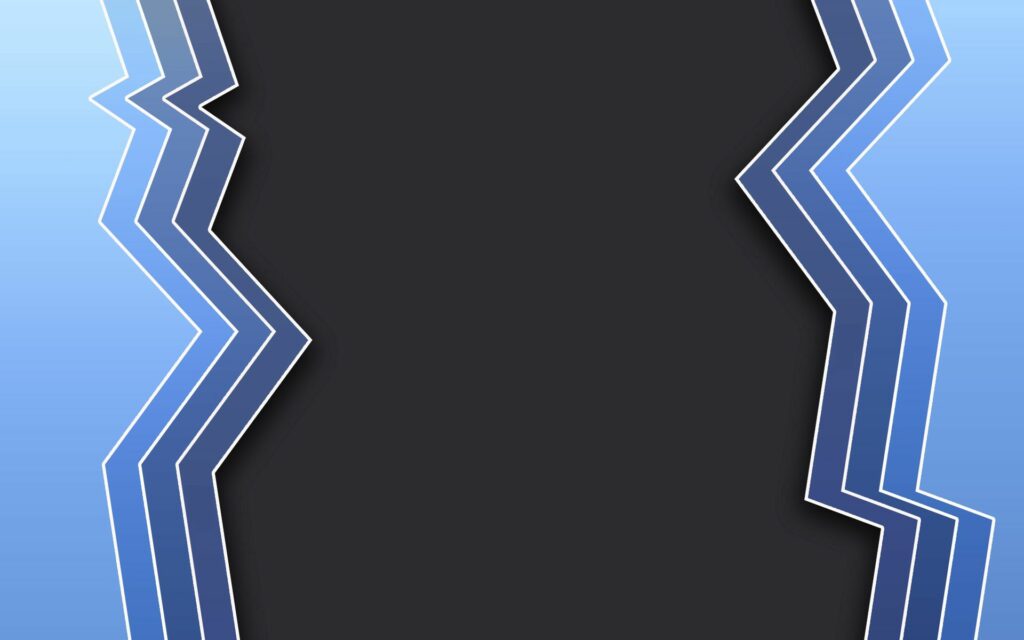 Modern Minimalist Wallpaper: Dark Zigzag Patterns in Blue - 1920x1200