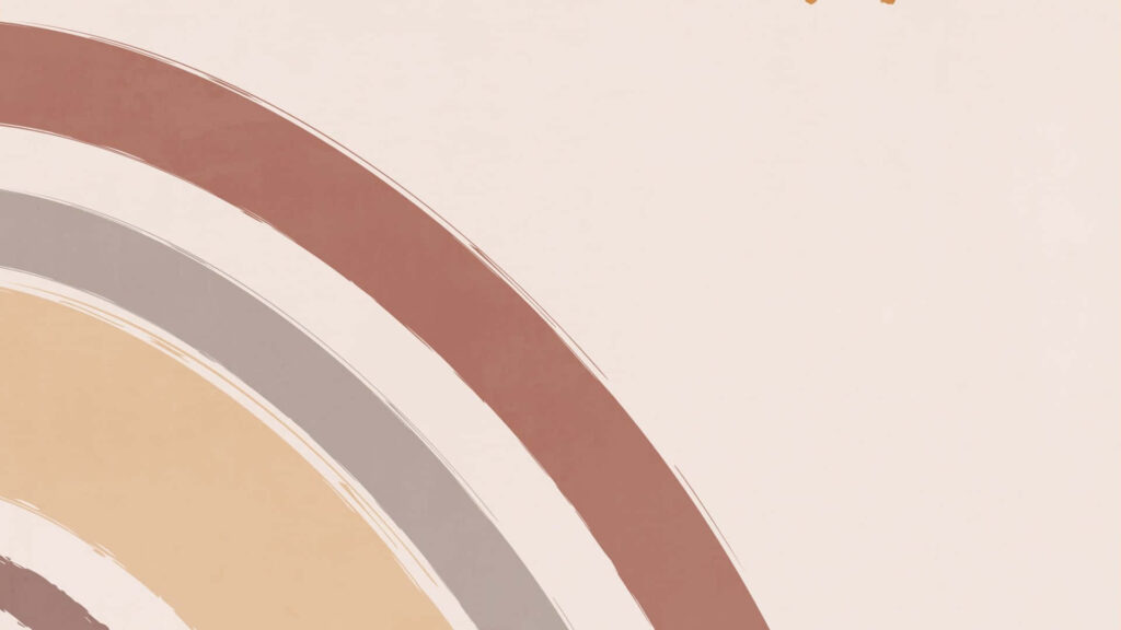 Minimalist Boho Wallpaper: Earthy Tones & Curved Lines Background