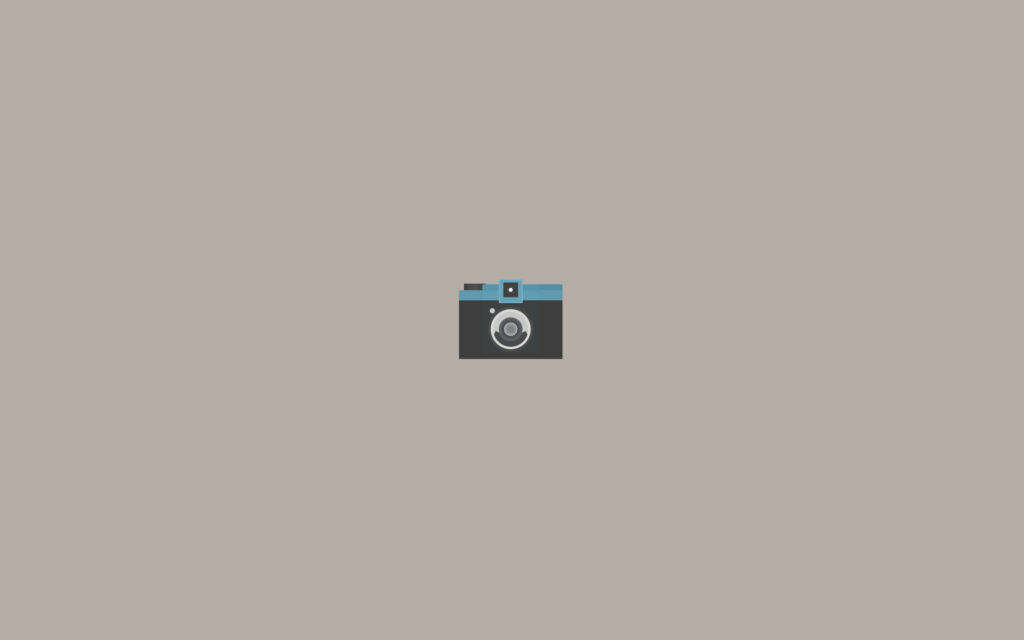 Minimalist Beige Wallpaper with Elegant Camera Icon for Smooth Aesthetic
