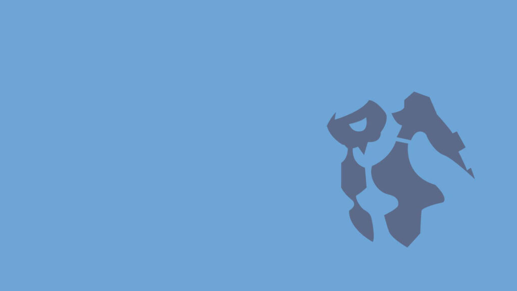 Minimalist Carracosta Wallpaper: Striking Vector Art Design