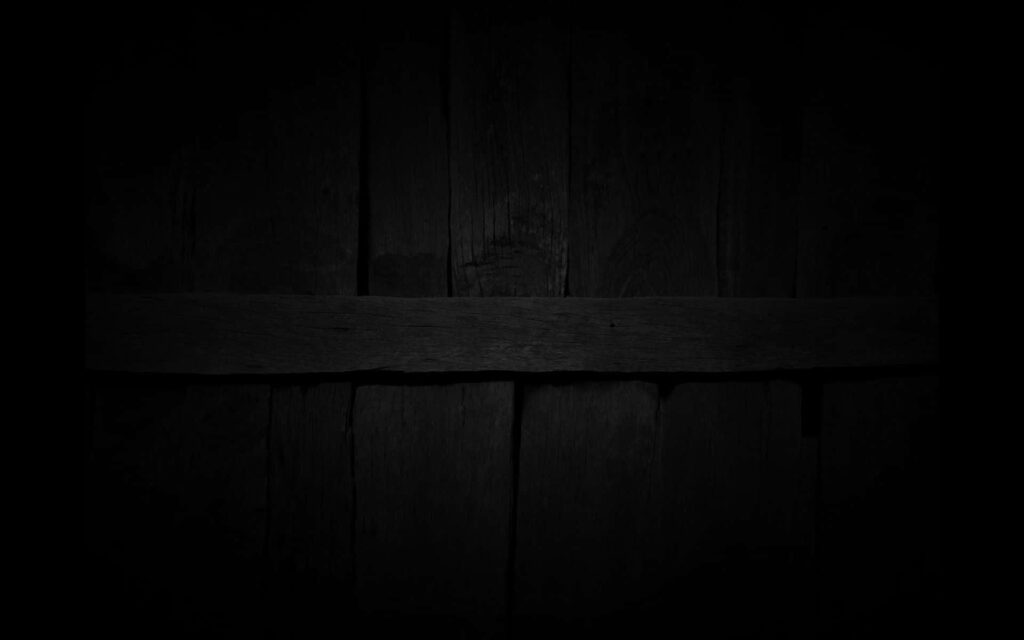 Minimalistic Dark Textured Wallpaper: Rustic Wooden Plank Design