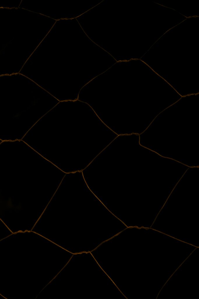 Minimalist Dark Mesh Fence Wallpaper - Abstract Aesthetic Background