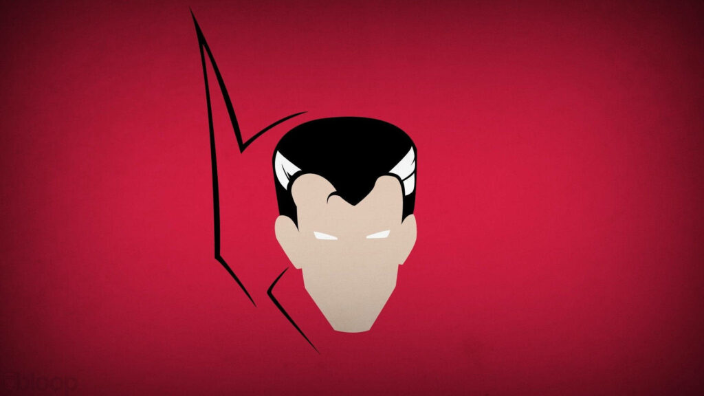 Minimalist Doctor Strange Wallpaper: Bold Red & Distinct Features