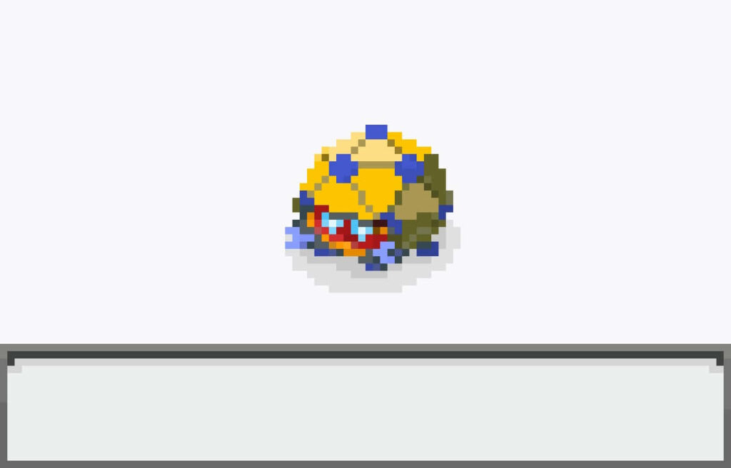 Pixel Art Dottler Wallpaper: Retro Minimalist Pokémon Background