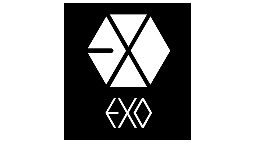 Minimalist EXO Logo Wallpaper: Sleek Design for K-POP Fans