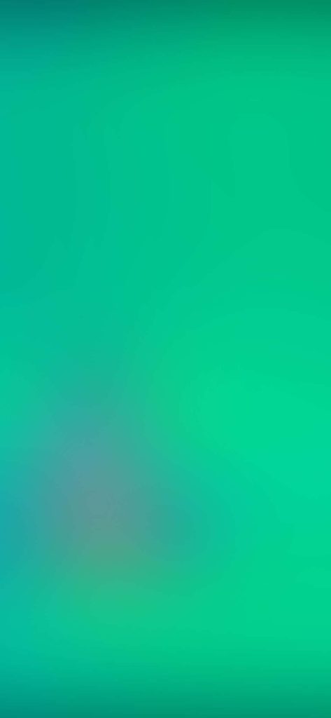 Minimalist smooth gradient wallpaper in emerald green and deep teal for modern clean screens