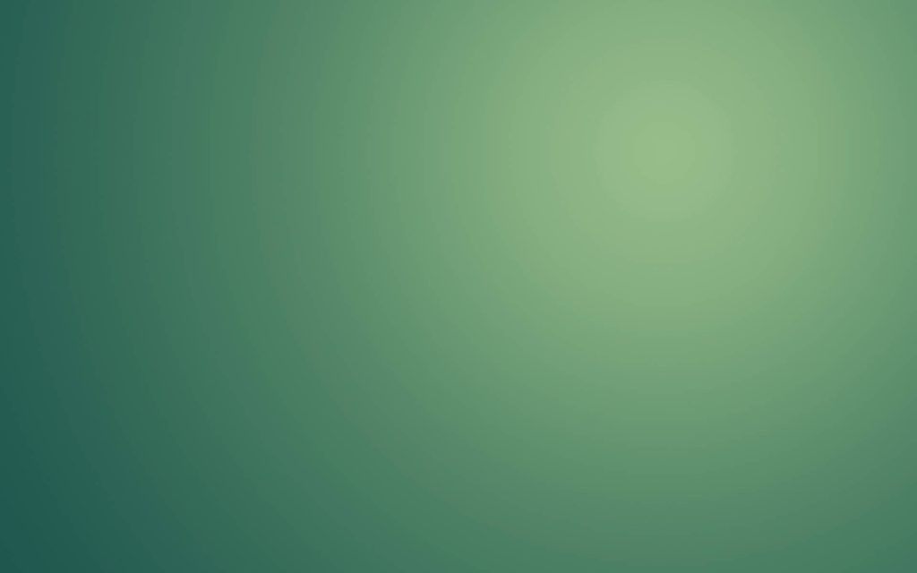 Minimalist wallpaper with smooth gradient from deep forest green to soft sage for desktop