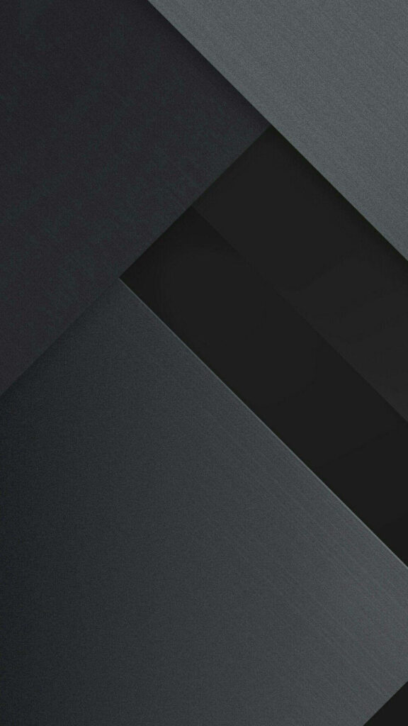 Geometric Minimalism: A Contemporary Black and Grey iPhone Background with Abstract Shapes Wallpaper