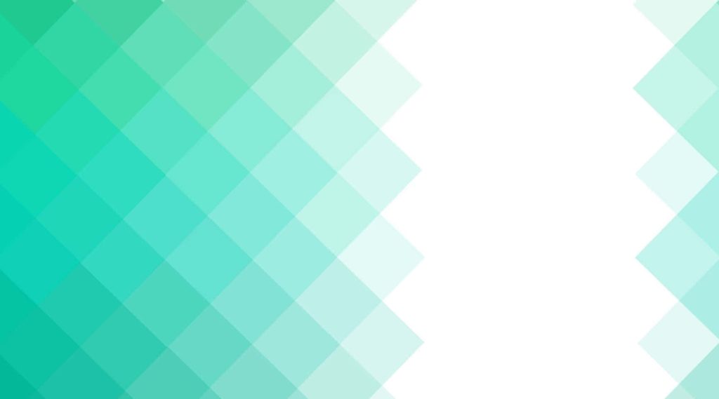 Minimalist abstract wallpaper with geometric diamond grid in turquoise to white gradient background