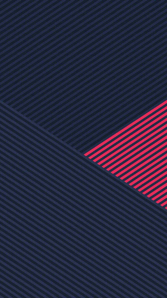 Modern Minimalist Navy Blue & Pink Geometric Pattern Wallpaper