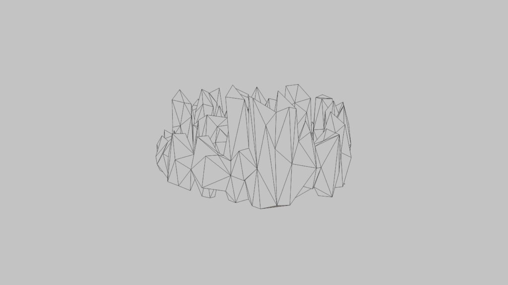 Minimalist Geometric Wireframe Wallpaper for MacBook Background