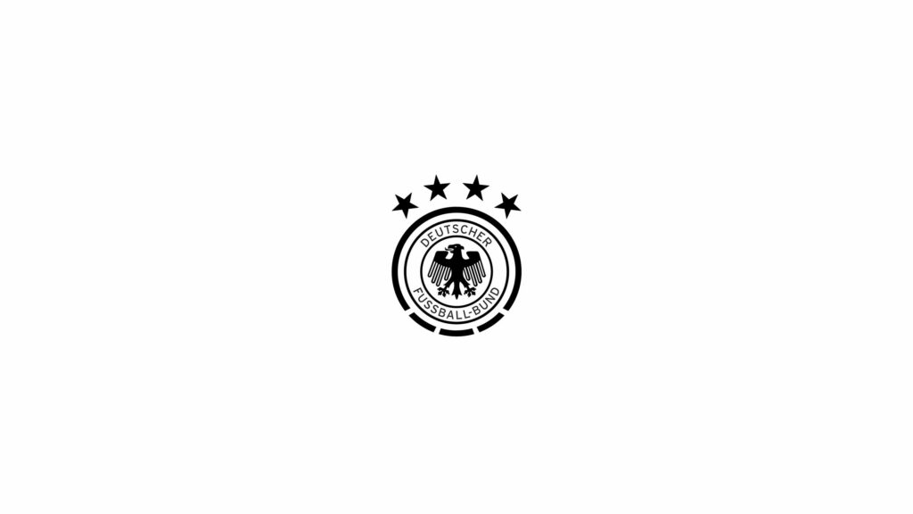Minimalist Germany National Football Team Logo Wallpaper