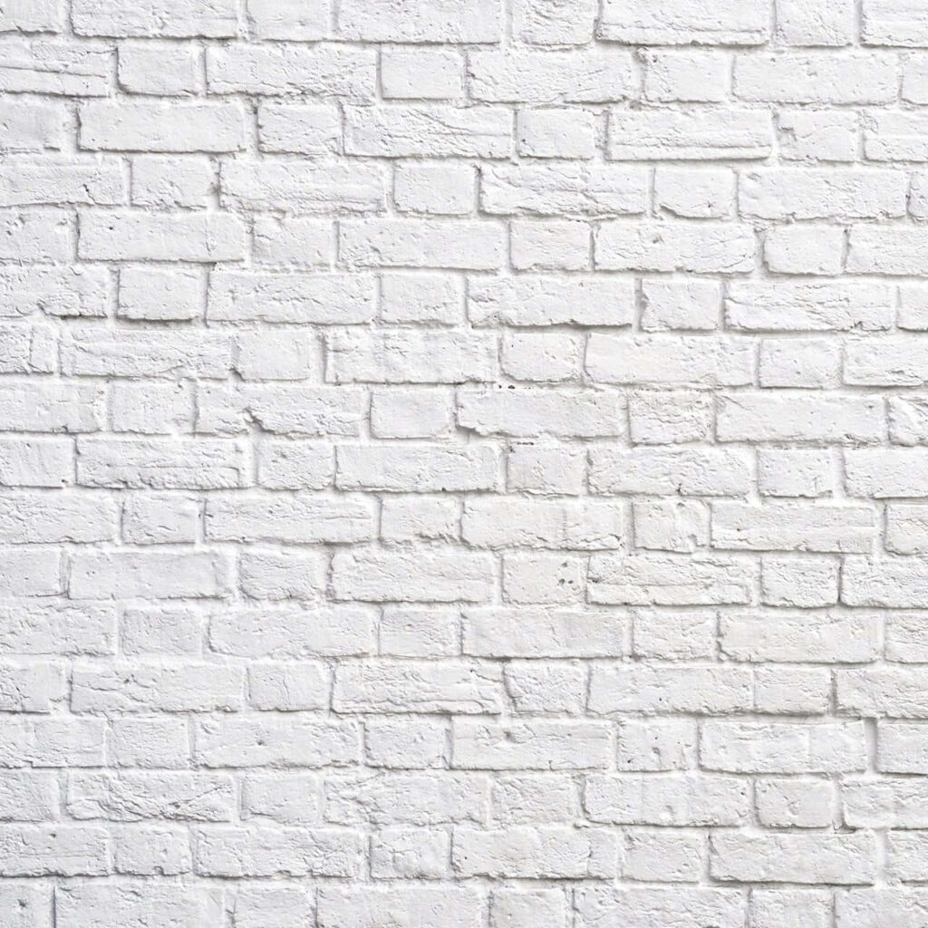 Minimalist Ghostly White Brick Wall Texture for Modern Wallpaper
