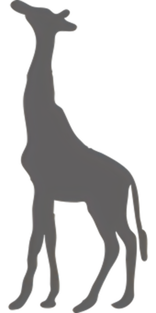 Minimalist Giraffe Silhouette Wallpaper for Elegant Digital Backgrounds