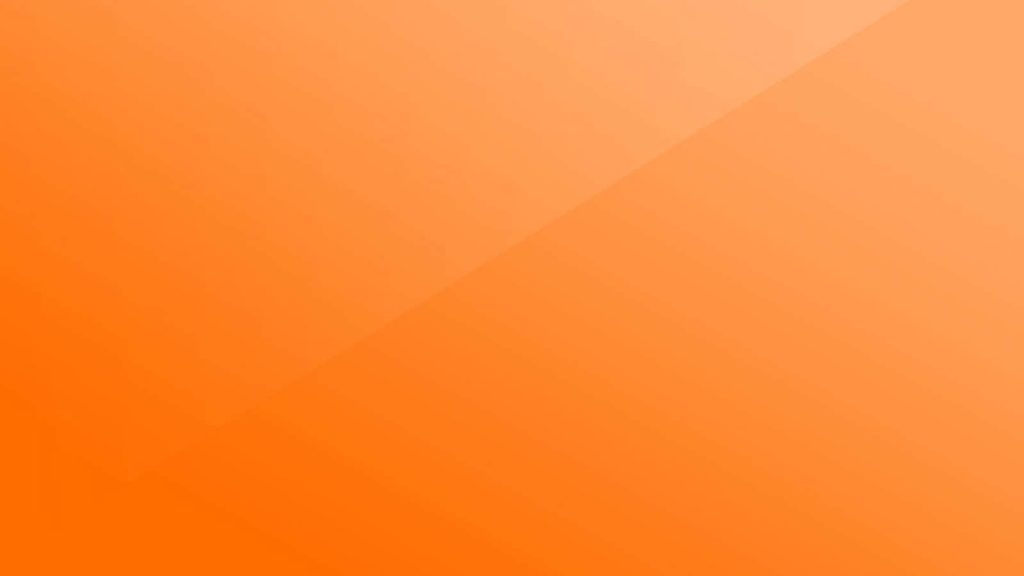 Minimalist bright orange gradient background with smooth polished texture and diagonal reflection Wallpaper