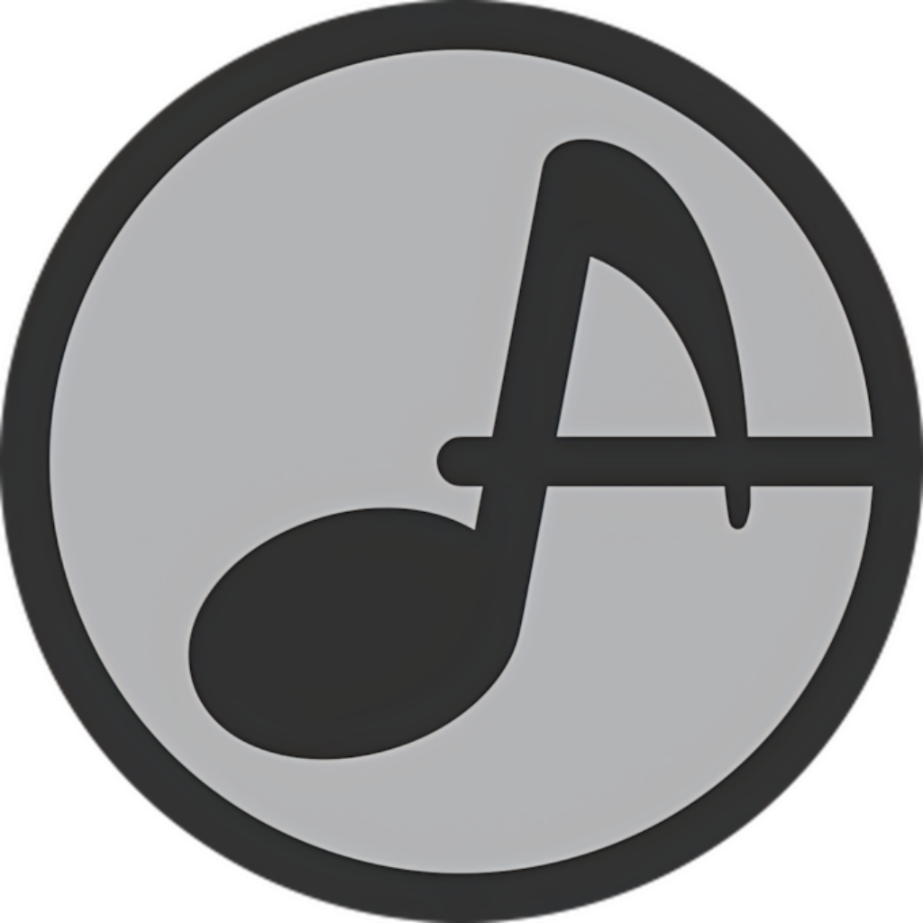 Minimalist Musical Note Wallpaper - Sleek Grayscale Design