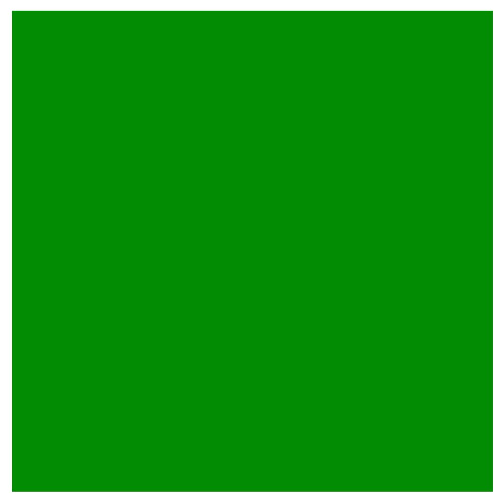 Vibrant green square centered on white background minimalist abstract geometric wallpaper design