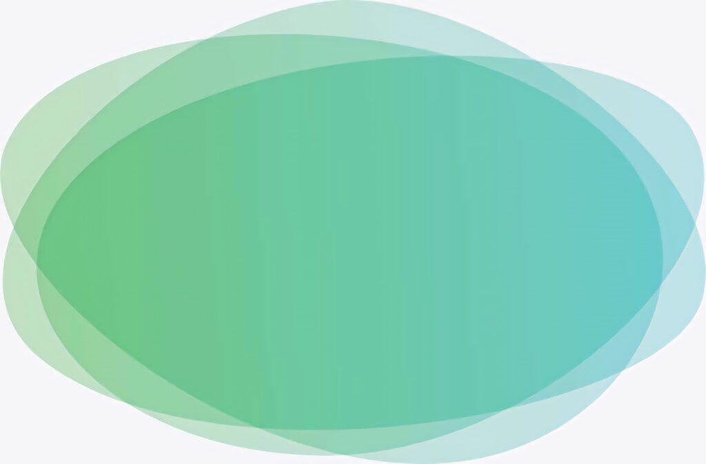 Modern Minimalist Green Oblong Shapes Wallpaper Background