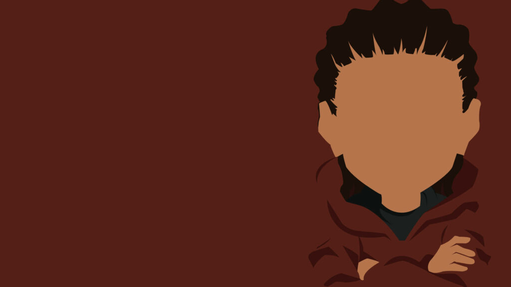 Minimalist HD Wallpaper of Riley from *The Boondocks* - Stylish Design