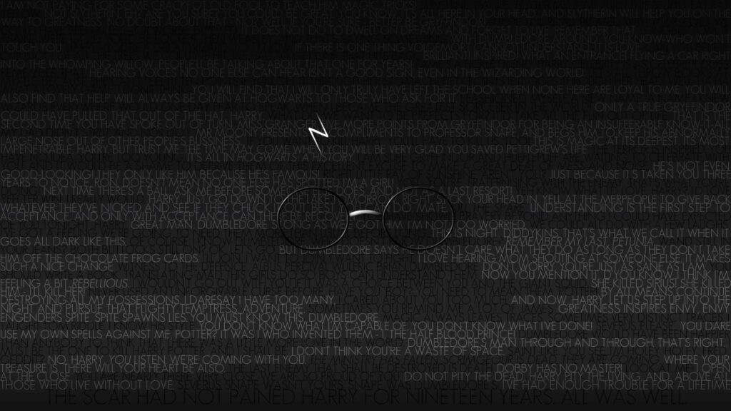 Minimalist Harry Potter Wallpaper: Magic & Mystery Design