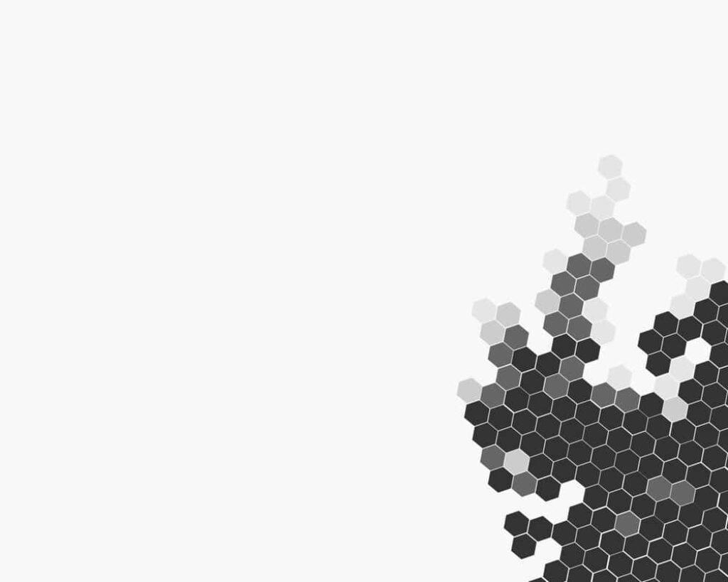 Modern Minimalist Hexagonal Pattern Wallpaper - Black & White Design
