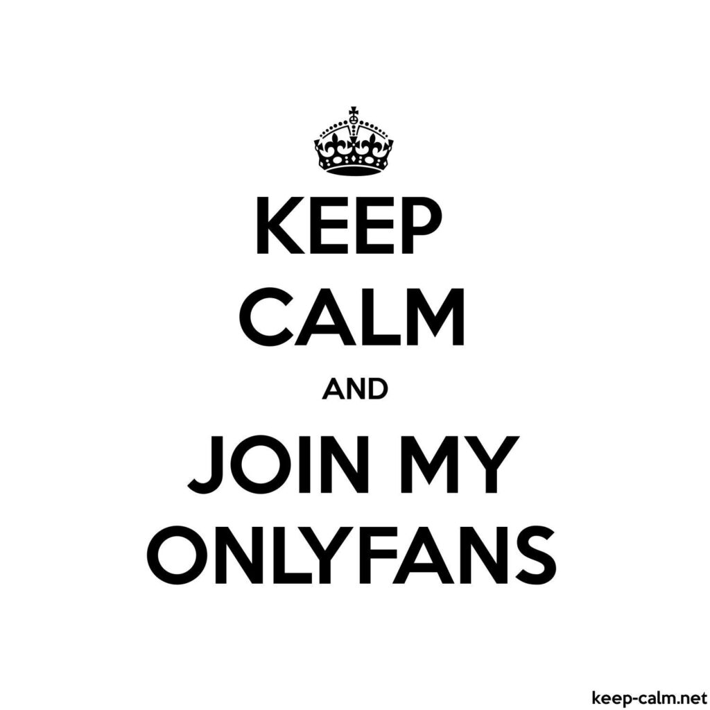 Minimalist Keep Calm Wallpaper: Join My OnlyFans Design