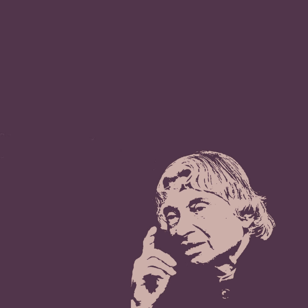 Minimalist Pink Line Portrait on Dark Background - Inspiring Art Wallpaper