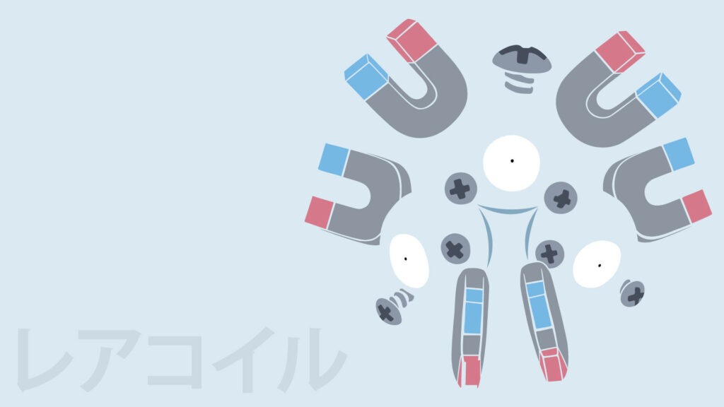 Minimalist Magneton Wallpaper: Stylish Vector Art in Pastel Colors