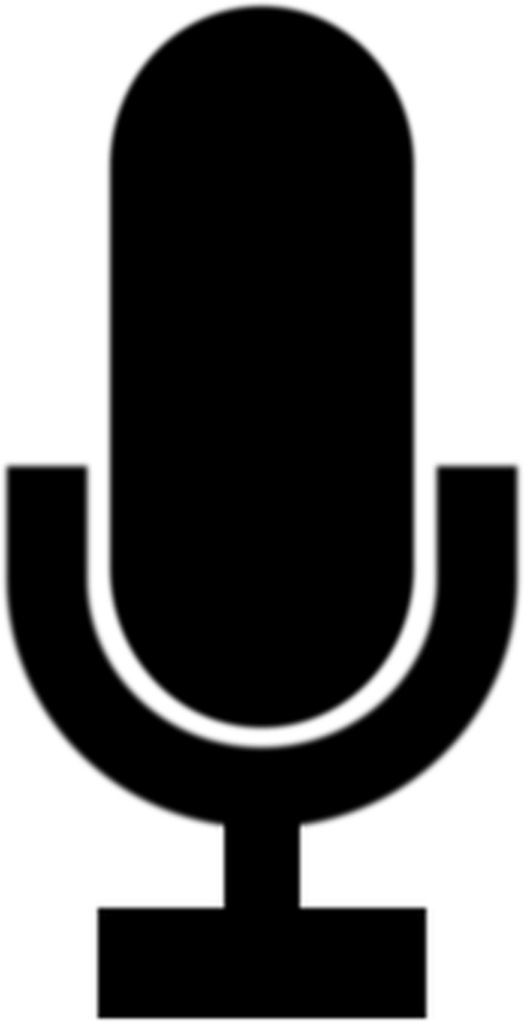 Minimalist Microphone Wallpaper: Sleek Design on Solid Black Background
