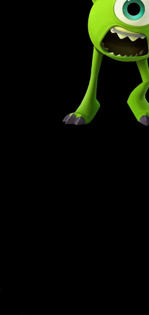Stylish Monsters Inc. Mike Wazowski Wallpaper for Samsung S10