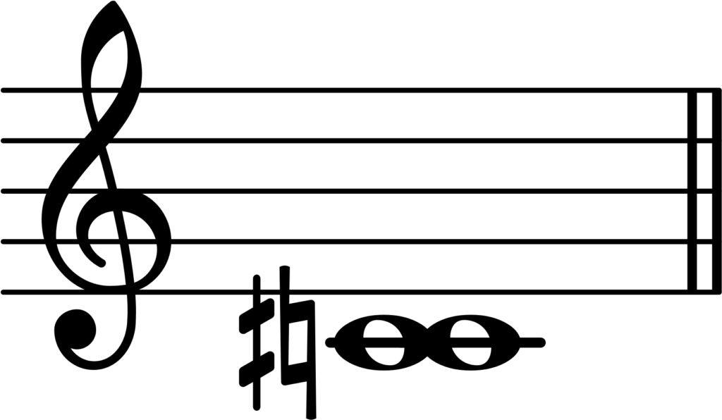 Intricate Musical Notation Wallpaper - Minimalist Black PNG Background