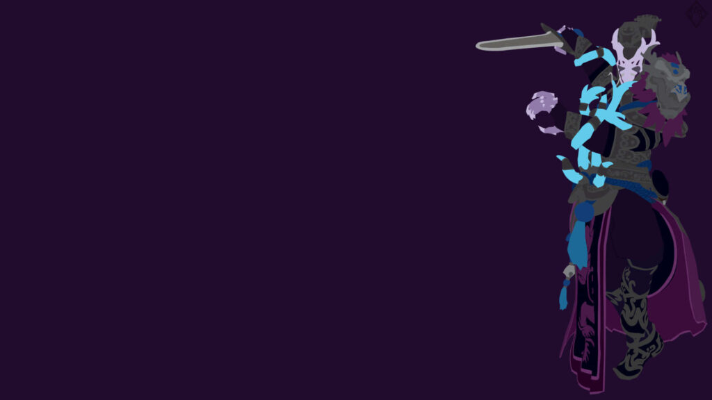 Minimalist Overwatch Character Wallpaper - Sleek Dark Background
