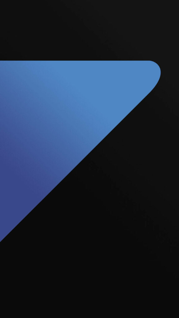 Minimalist Pale Blue Triangle Wallpaper on Black Background
