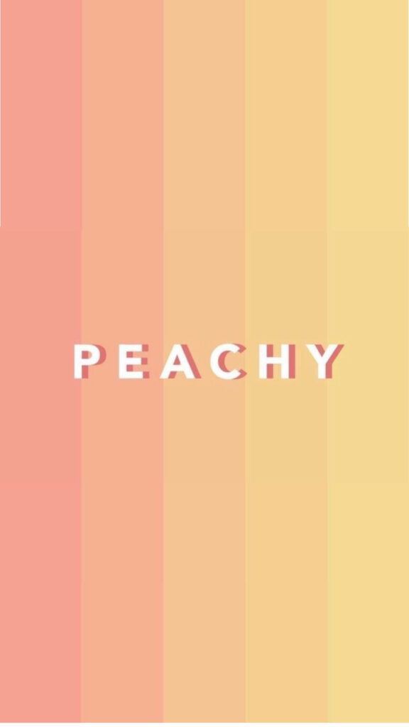 Minimalist Peachy Wallpaper: Soft Gradient Pink to Yellow Background